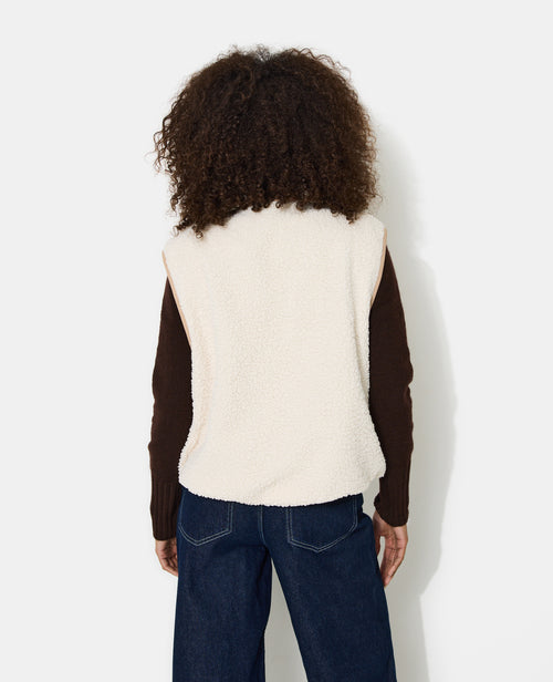 Veste sans manches réversible avec sherpa - PIMKIE - 6