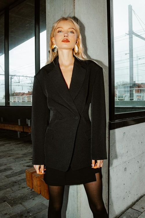 Veste blazer cintrée avec épaulettes - PIMKIE - 1