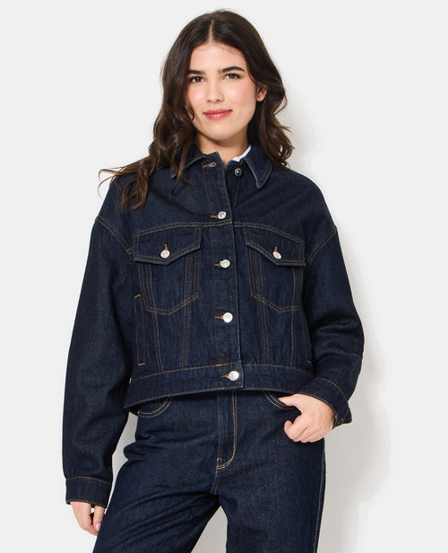 Veste en jean courte - PIMKIE - 1