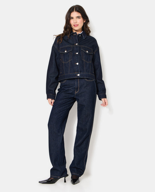 Veste en jean courte - PIMKIE - 3