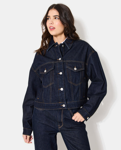 Veste en jean courte - PIMKIE - 5