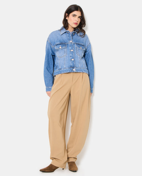 Veste en jean courte - PIMKIE - 3