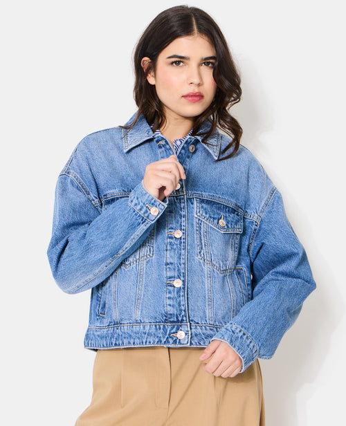 Veste en jean courte - PIMKIE - 5