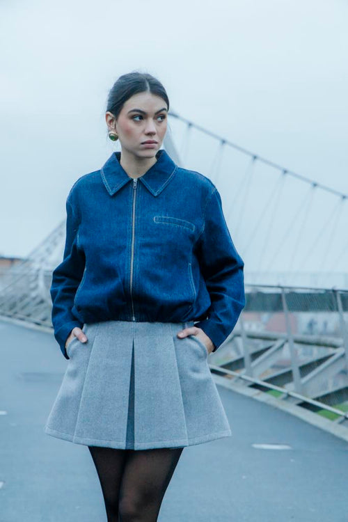 Veste boule en jean - PIMKIE - 1