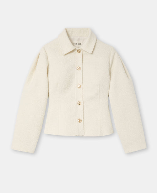 Veste cintrée en tweed avec boutons bijoux - PIMKIE - 4