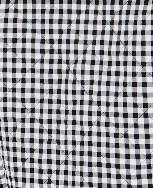 Veste matelassée motif vichy avec grand col - PIMKIE - 7