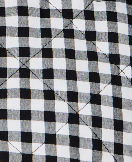 Veste matelassée motif vichy avec grand col - PIMKIE - 2