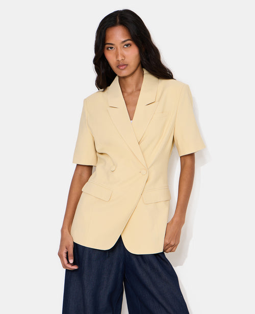 Veste blazer cintrée manches courtes - PIMKIE - 1