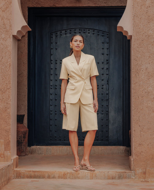 Veste blazer cintrée manches courtes - PIMKIE - 2