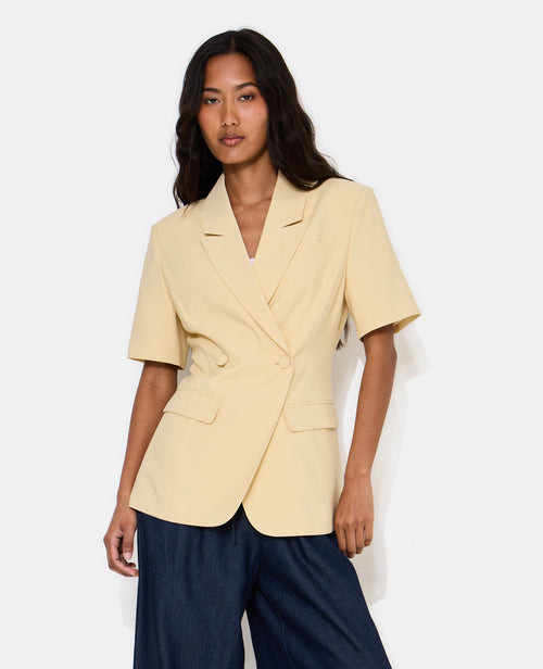 Veste blazer cintrée manches courtes - PIMKIE - 5