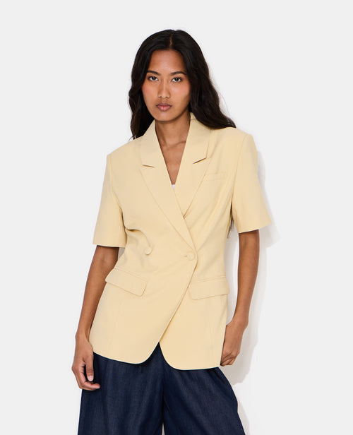 Veste blazer cintrée manches courtes - PIMKIE - 7