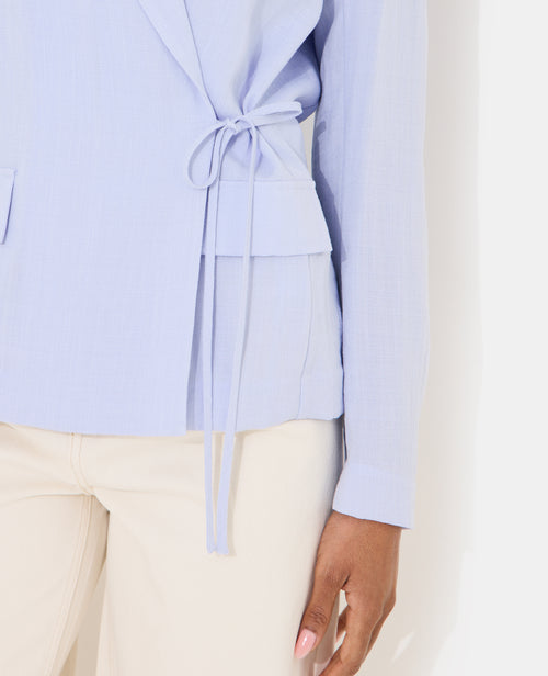 Veste blazer fluide portefeuille avec nouette - PIMKIE - 2