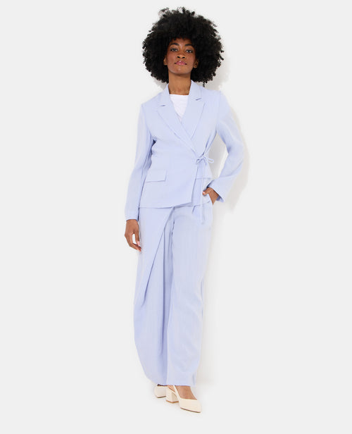 Veste blazer fluide portefeuille avec nouette - PIMKIE - 3