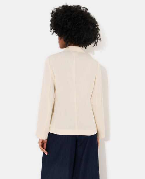 Veste blazer fluide portefeuille avec nouette - PIMKIE - 6