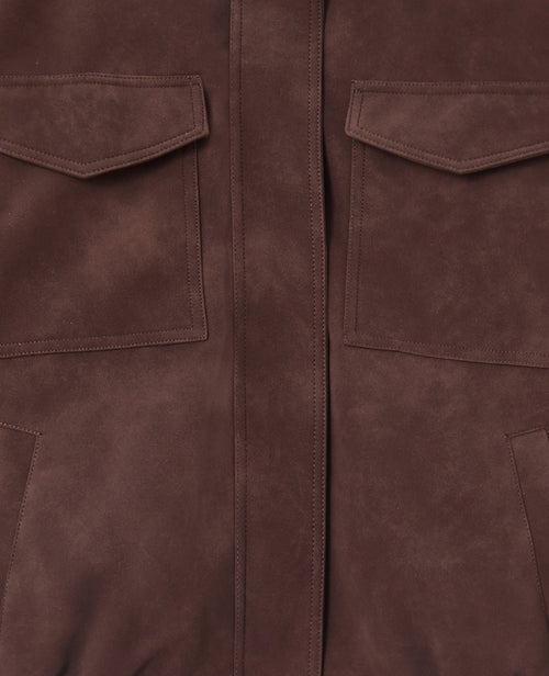 Blouson en suédine col montant - PIMKIE - 8