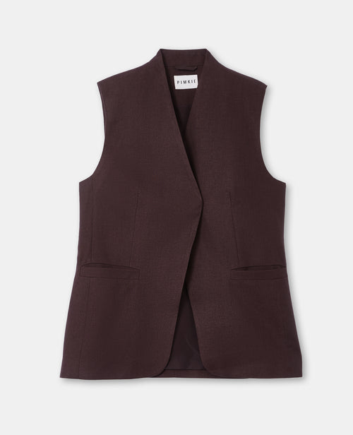 Veste sans manches avec lin - PIMKIE - 4