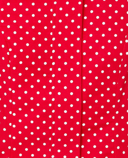 Veste cintrée manches ballons motif pois - PIMKIE - 7
