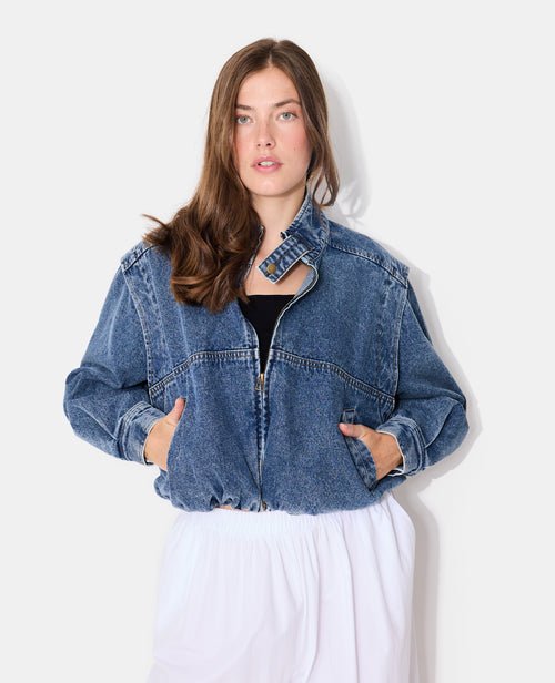 Veste boule en jean - PIMKIE - 1