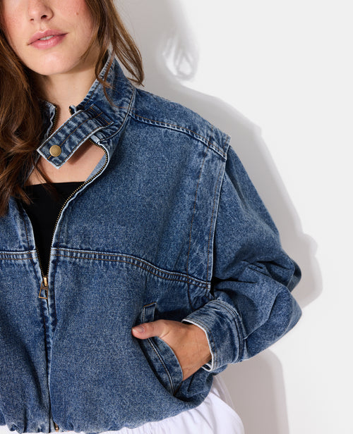 Veste boule en jean - PIMKIE - 2