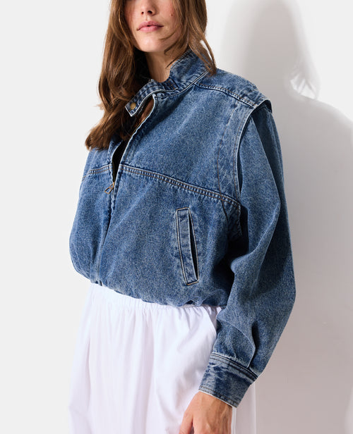 Veste boule en jean - PIMKIE - 1