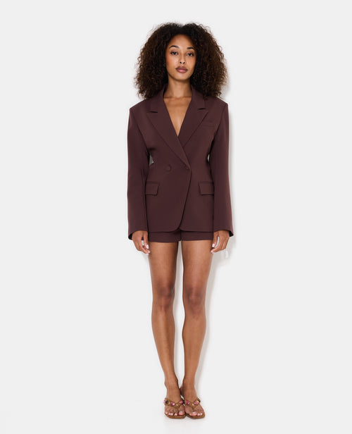 Veste blazer cintrée avec épaulettes - PIMKIE - 3