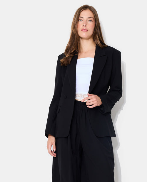 Veste blazer cintrée avec épaulettes - PIMKIE - 1