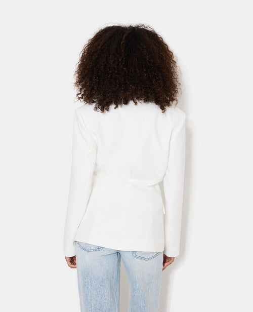 Veste blazer cintrée avec épaulettes - PIMKIE - 3