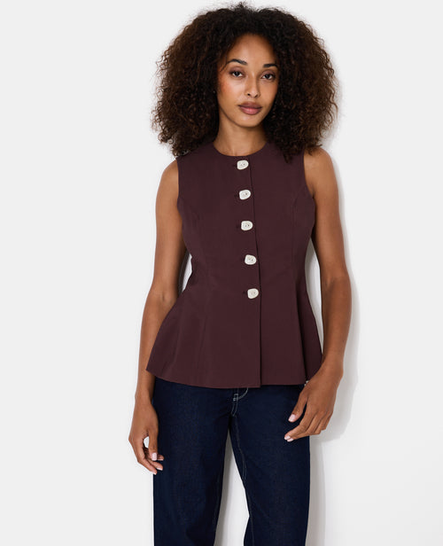 Veste sans manches esprit gilet de barman - PIMKIE - 1