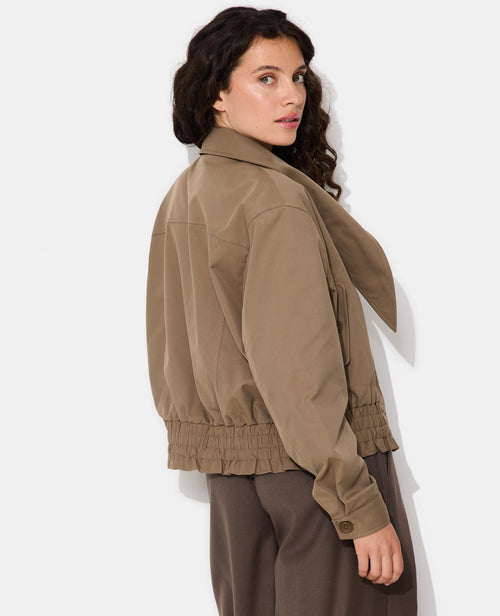Blouson court avec col nœud - PIMKIE - 6