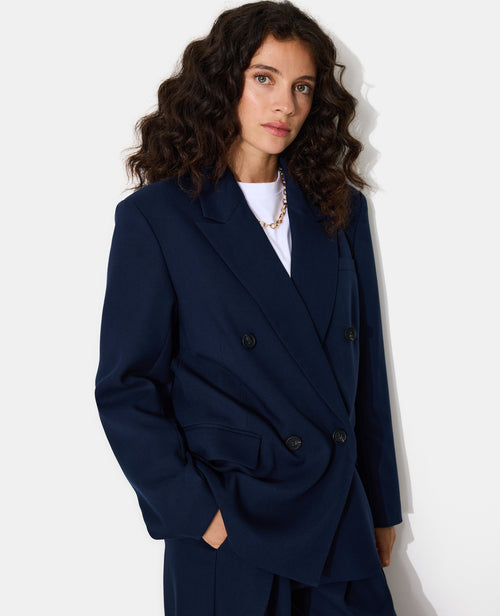 Veste blazer oversize double boutonnage - PIMKIE - 1