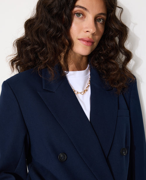 Veste blazer oversize double boutonnage - PIMKIE - 7