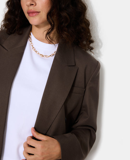 Veste blazer oversize double boutonnage - PIMKIE - 2