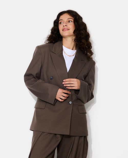 Veste blazer oversize double boutonnage - PIMKIE - 5