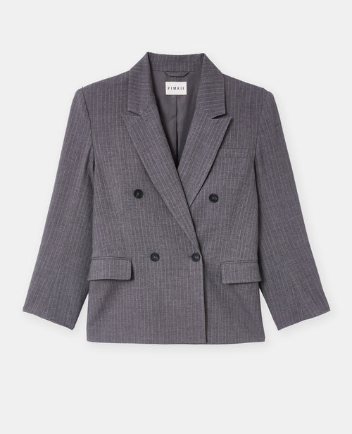 Veste blazer oversize fines rayures - PIMKIE - 4
