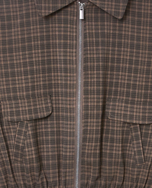 Blouson à carreaux avec col et base élastiquée - PIMKIE - 2