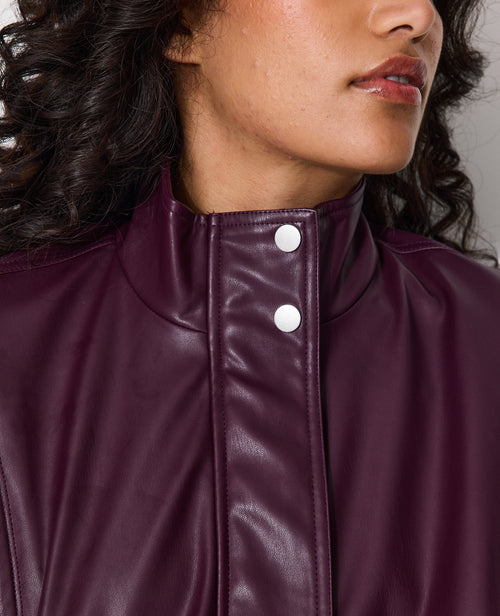 Veste en simili col montant - PIMKIE - 2