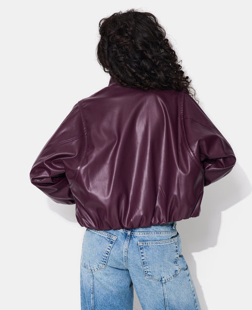 Veste en simili col montant - PIMKIE - 6