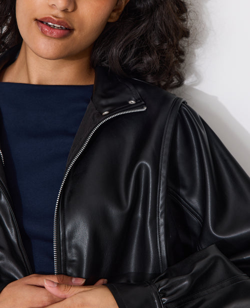 Veste en simili col montant - PIMKIE - 2