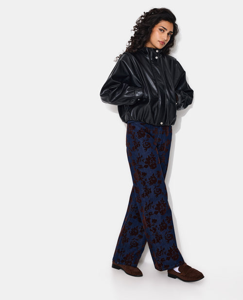 Veste en simili col montant - PIMKIE - 3
