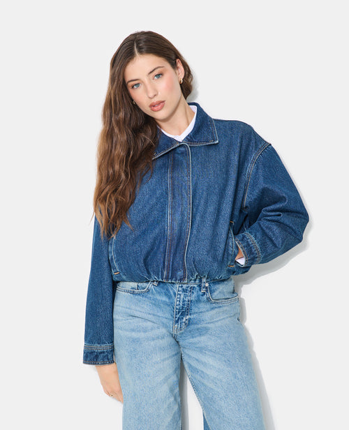 Blouson avec col et base élastiquée - PIMKIE - 1