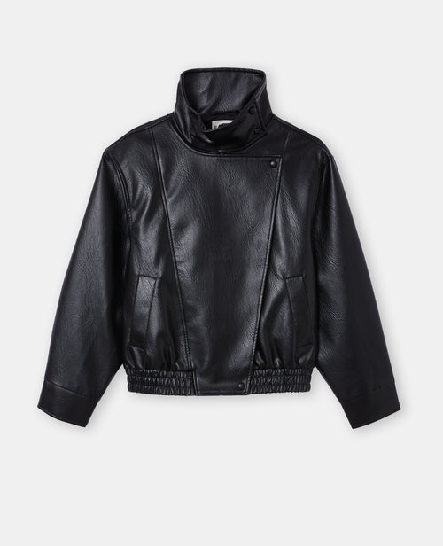 Blouson en simili avec col montant - PIMKIE - 4