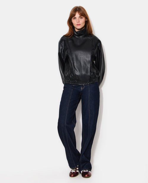 Blouson en simili avec col montant - PIMKIE - 7