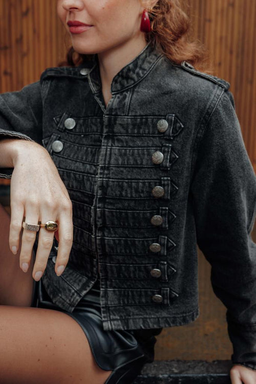 Veste en jean esprit officier - PIMKIE - 2