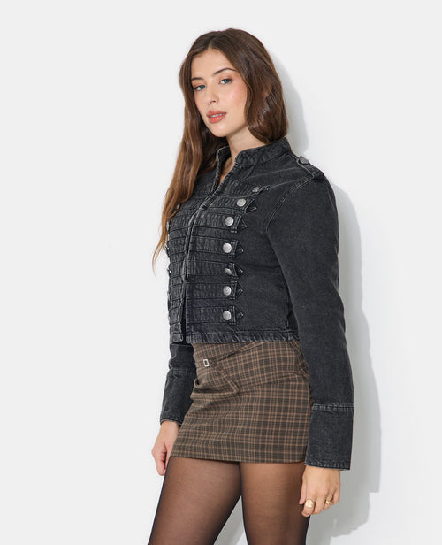 Veste en jean esprit officier - PIMKIE - 3