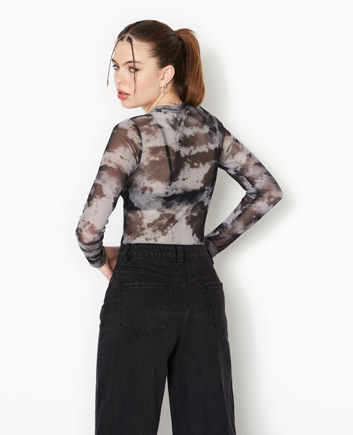 Body manches longues en tulle - PIMKIE - 5