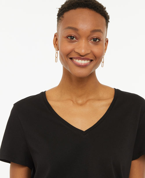 T-shirt oversize col V - PIMKIE - 2