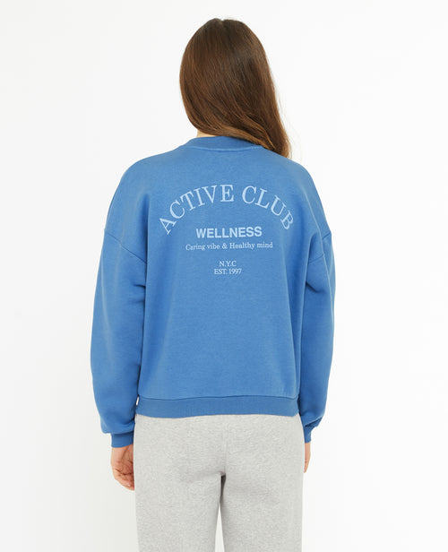 Sweat oversize avec print devant et dos - PIMKIE - 4