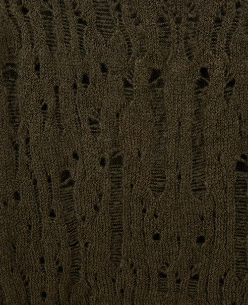 Pull oversize en maille ajourée effet destroy - PIMKIE - 6