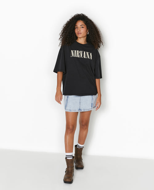 T-shirt oversize NIRVANA - PIMKIE - 1