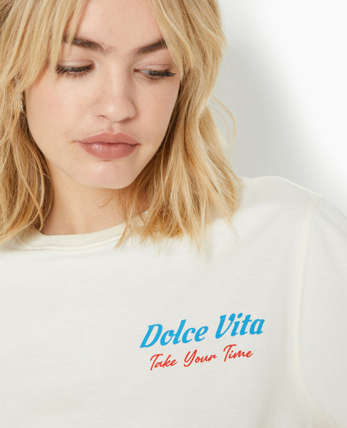 T-shirt oversize avec print poitrine et dos - PIMKIE - 2